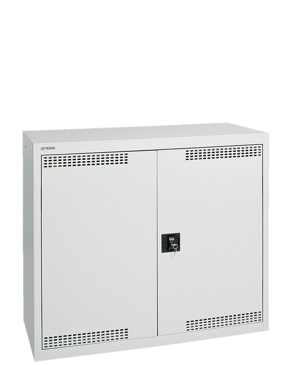Umweltschrank Basic-Plus-2, lichtgrau