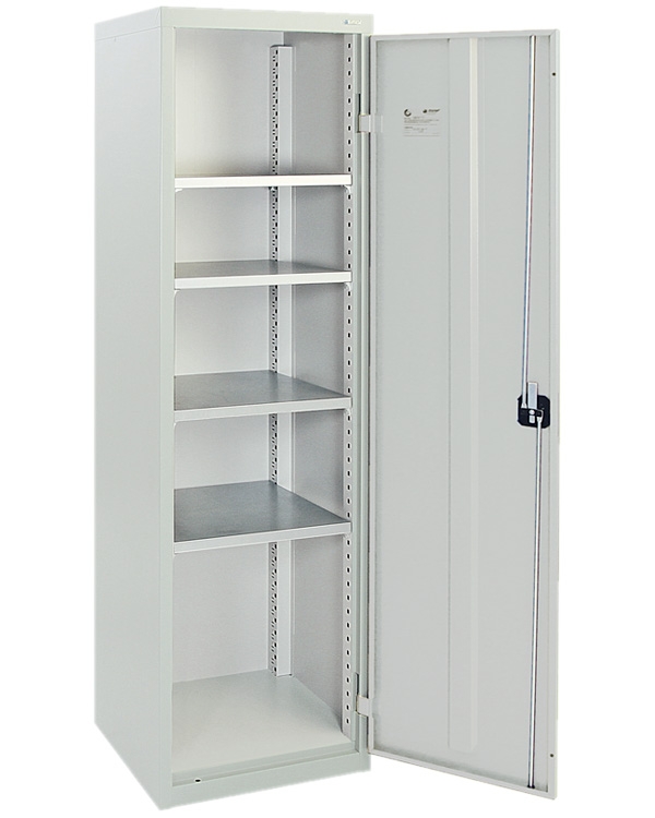 Flügeltürenschrank, lichtgrau/lichtgrau